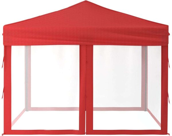 VidaXL Rendezvénysátor 3x3m, Piros