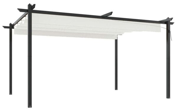 VidaXL Kerti Pavilon - Behúzható Tető - 4x3m