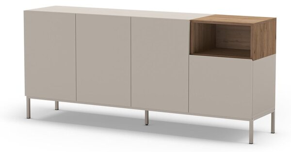 Krémszínű komód 180x80 cm Cailin – Marckeric