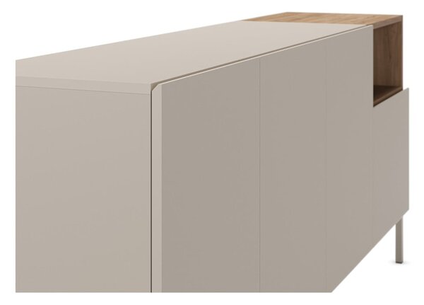 Krémszínű komód 180x80 cm Cailin – Marckeric