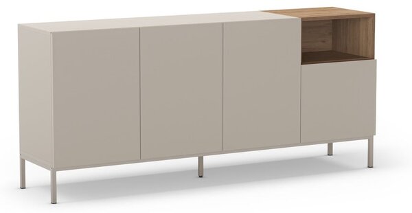 Krémszínű komód 180x80 cm Cailin – Marckeric