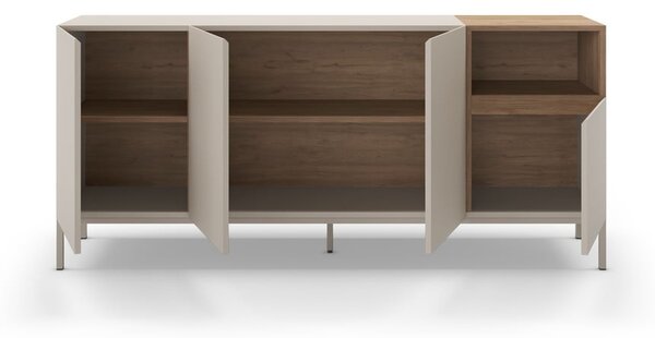 Krémszínű komód 180x80 cm Cailin – Marckeric