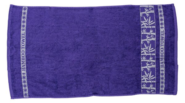 Bambusz törölköző BAMBOO 70x140 cm lila, 70% bambusz | 30% pamut