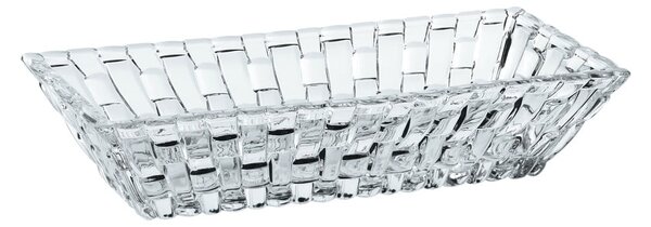 Bossa Nova 2 db négyszögletes kristályüveg tál, hosszúság 17 cm - Nachtmann