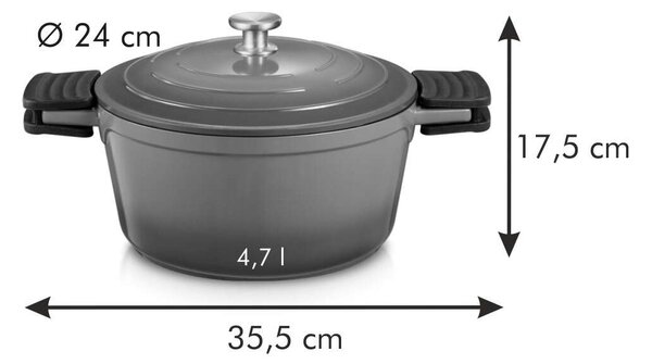 Tescoma BORDEAUX Lábas fedővel ø 24 cm, 4.7 l