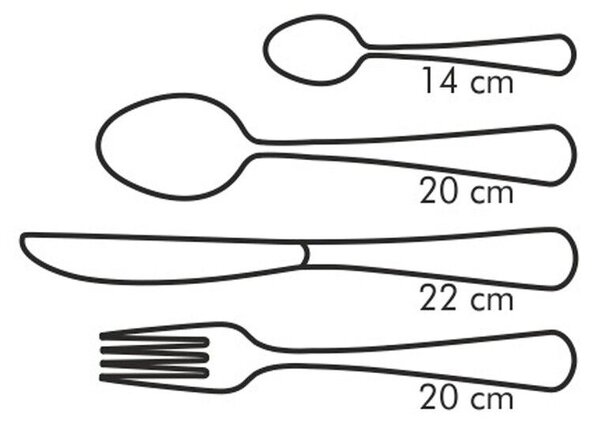Tescoma CLASSIC Evőeszköz készlet 24 db-os