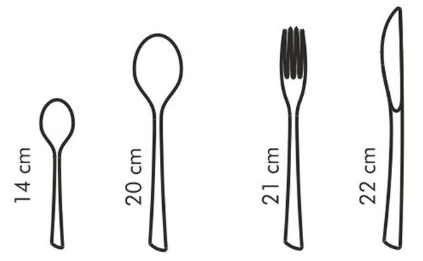 Tescoma TOSCANA Evőeszköz készlet 24 db-os