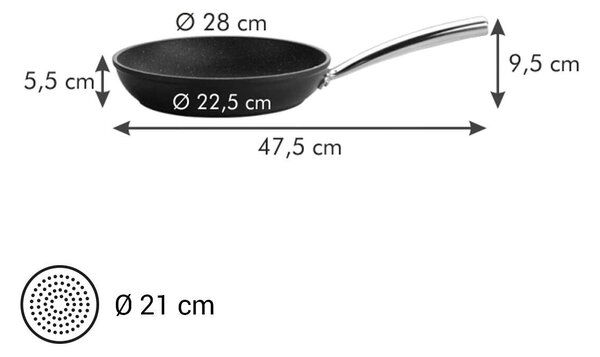 TESCOMA PRESIDENT Serpenyő ø 28 cm