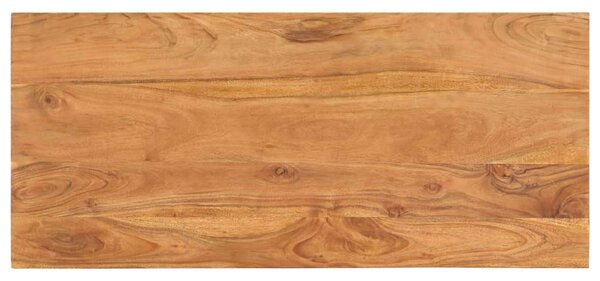 Akácfa Dohányzóasztal - Fiókkal és Polccal - 100x45x33 cm