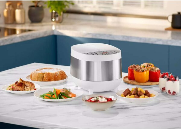 Philips Viva Collection Multicooker HD4713/40 Elektromos Főzőedény, Fehér