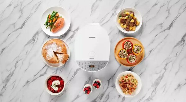 Philips Viva Collection Multicooker HD4713/40 Elektromos Főzőedény, Fehér