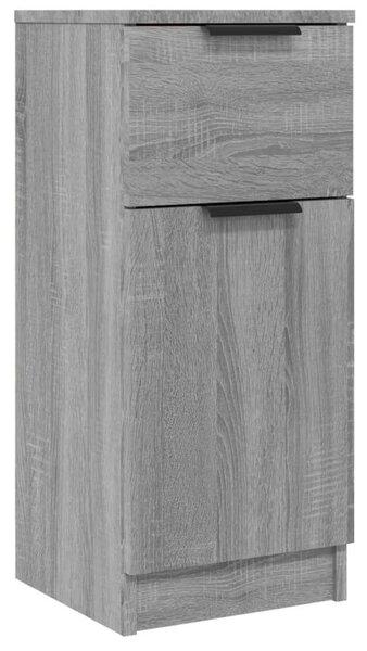 VidaXL 2 db szürke sonoma színű szerelt fa tálalószekrény 30x30x70 cm