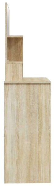 VidaXL Fésülködőasztal - Sonoma Tölgy - 86,5x35x136 cm