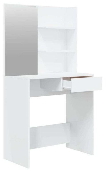 VidaXL Sminkasztal - Fehér - 74,5x40x141 cm