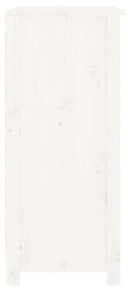 VidaXL Fehér Fenyőfa Tálalószekrény - 70x35x80 cm