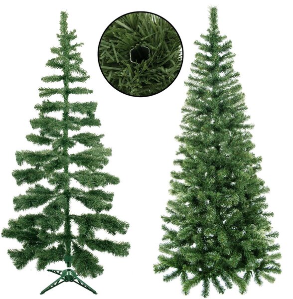 Springos Élethű műfenyő - 150cm - ezüstfenyő, talppal