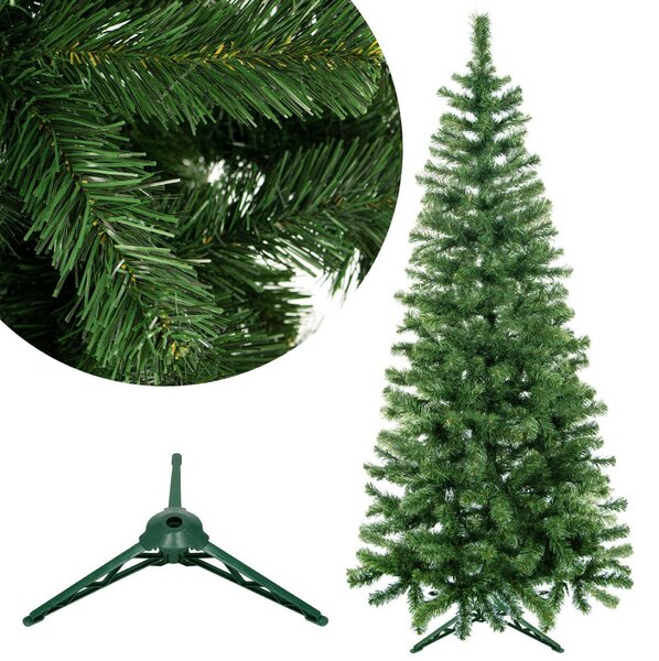 Springos Élethű műfenyő - 150cm - ezüstfenyő, talppal