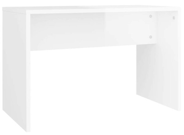 VidaXL Sminkasztal Szett - Fehér Magasfényű - 86,5x35x136 cm