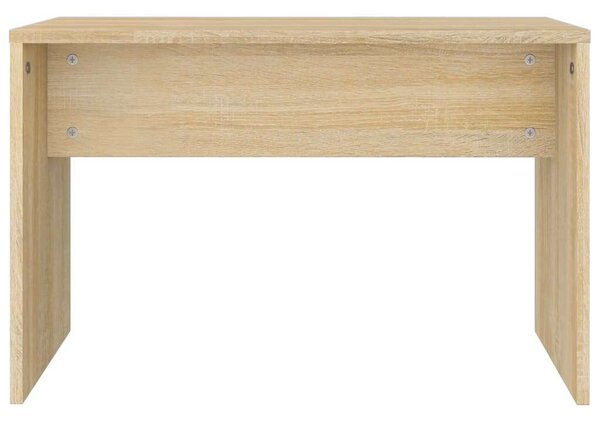 VidaXL Sminkasztal Szett - Sonoma Tölgy - 86,5x35x136 cm