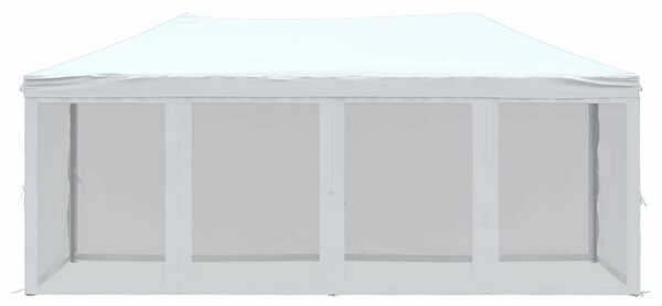VidaXL Rendezvénysátor - Összecsukható, 3x6m, Fehér