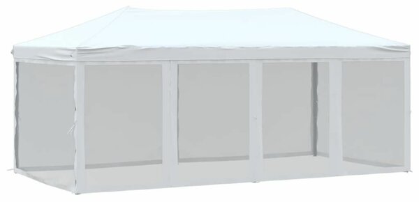 VidaXL Rendezvénysátor - Összecsukható, 3x6m, Fehér