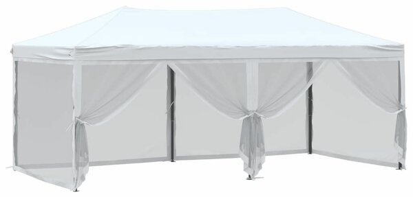 VidaXL Rendezvénysátor - Összecsukható, 3x6m, Fehér