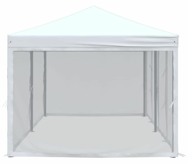 VidaXL Rendezvénysátor - Összecsukható, 3x6m, Fehér