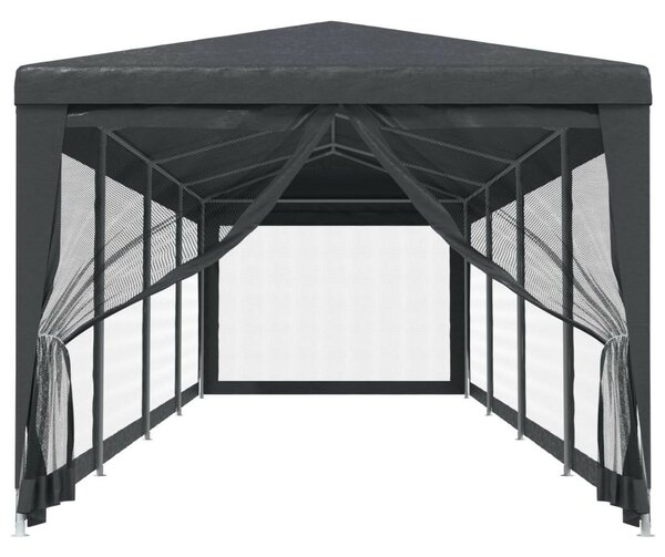 VidaXL Rendezvénysátor - 3x12m, Antracitszürke