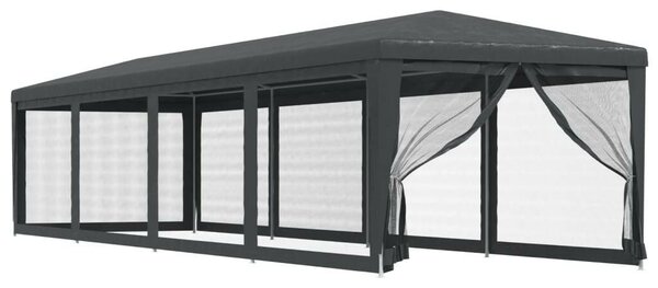 VidaXL Rendezvénysátor - 3x12m, Antracitszürke