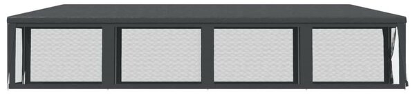 VidaXL Rendezvénysátor - 3x12m, Antracitszürke