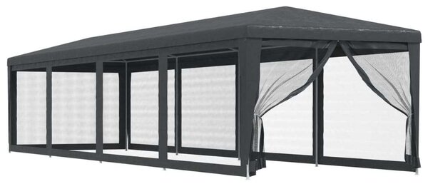 VidaXL Rendezvénysátor - 3x12m, Antracitszürke