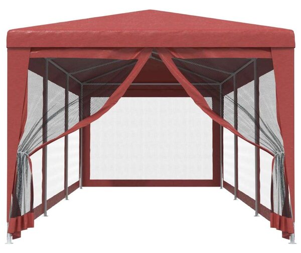 VidaXL Rendezvénysátor 3x9m, Piros
