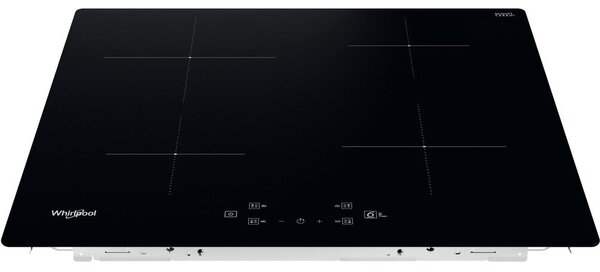 Whirlpool WS Q2160 NE Beépíthető indukciós főzőlap, 60 cm, 4 főzőzóna, 6. Érzék funkciók, Power Management, Fekete