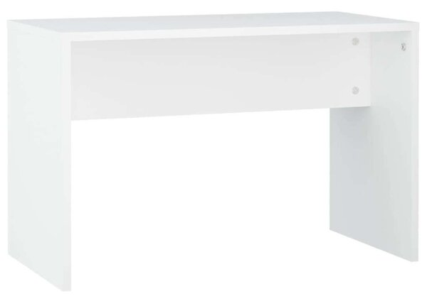Fehér Fa LED-es Sminkasztal Szett - 75x40x141cm