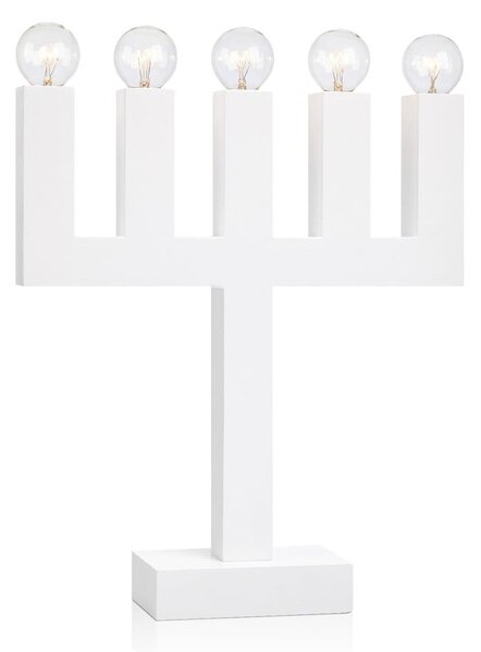 Agne fehér világító gyertyatartó, magasság 40 cm - Markslöjd