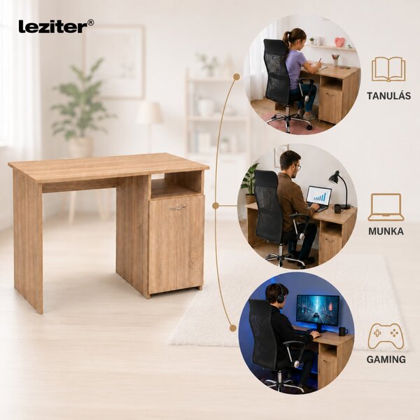 Family One íróasztal szett Flexo ergonomikus forgószékkel