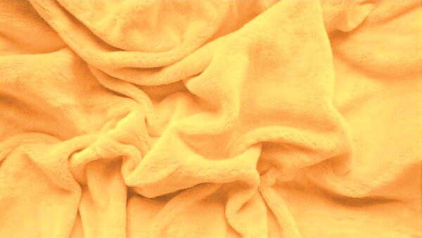 CORNY sárga mikroplüss lepedő 180x200 cm