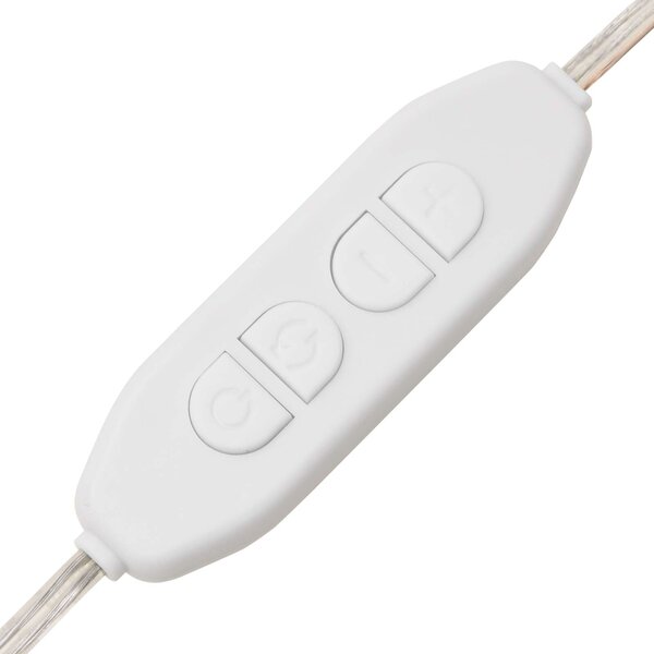 VidaXL Sminkasztal LED-del - Fehér - 60x40x140 cm