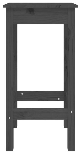 VidaXL Fekete Fenyőfa Bárszék - 2 db - 40x40x78 cm