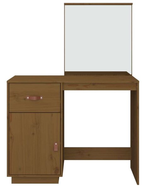 VidaXL Fésülködőasztal - Tömör Fenyőfa - 95x50x134 cm
