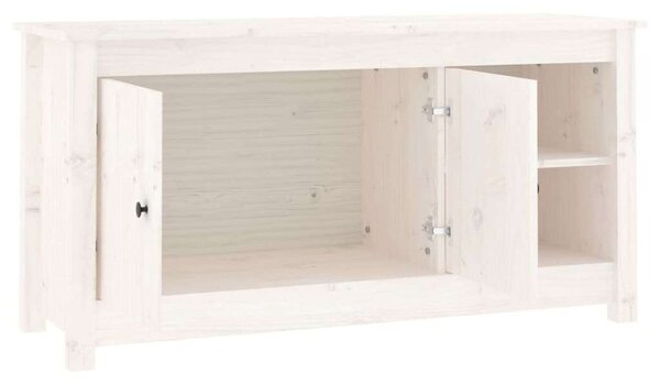 VidaXL Fehér Fenyőfa TV Szekrény - 103x36,5x52 cm