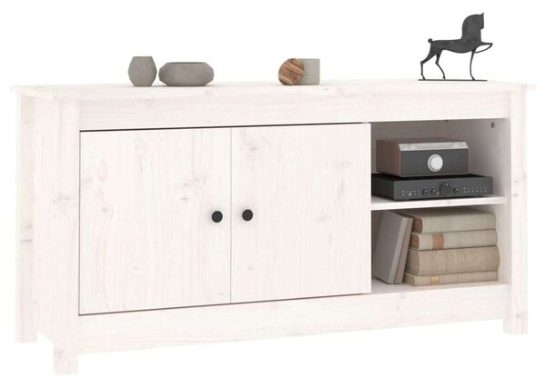 VidaXL Fehér Fenyőfa TV Szekrény - 103x36,5x52 cm