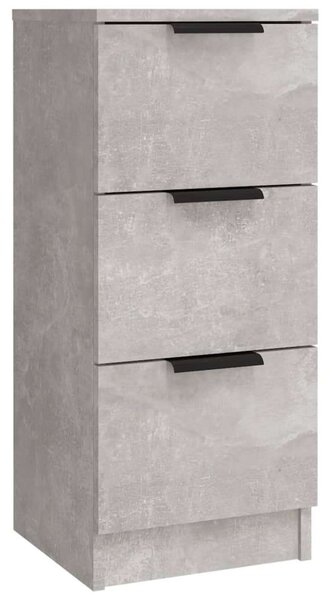 VidaXL Modern Tálalószekrény Szett - Betonszürke - 3 részes