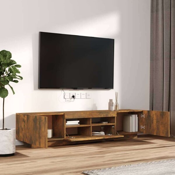 VidaXL TV-szekrény szett - Füstös Tölgy - 100/80cm