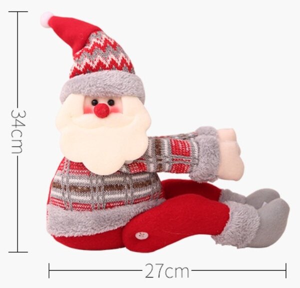 Dekoratív KARÁCSONYI RÉNSZARVAS tépőzárral 34 cm
