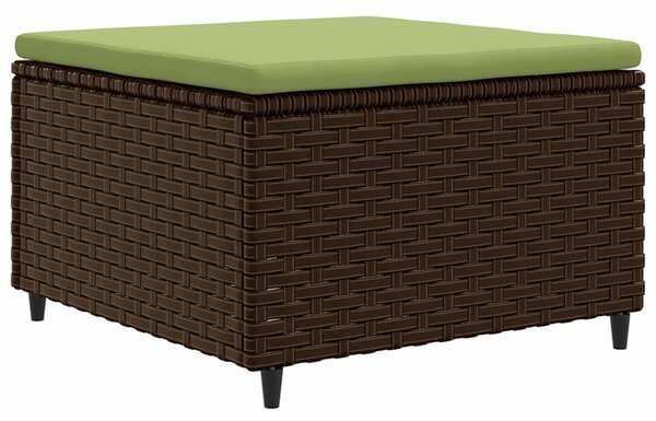 8 részes barna polyrattan kerti ülőgarnitúra párnákkal