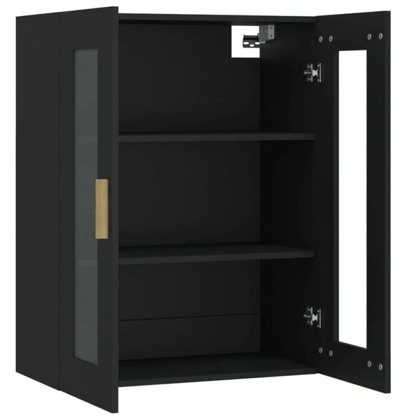 VidaXL fekete függő faliszekrény 69,5 x 34 x 90 cm
