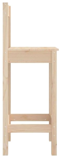 VidaXL 2 db tömör fenyőfa bárszék 40 x 41,5 x 112 cm