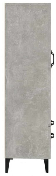 VidaXL betonszürke szerelt fa magasszekrény 70 x 31 x 115 cm