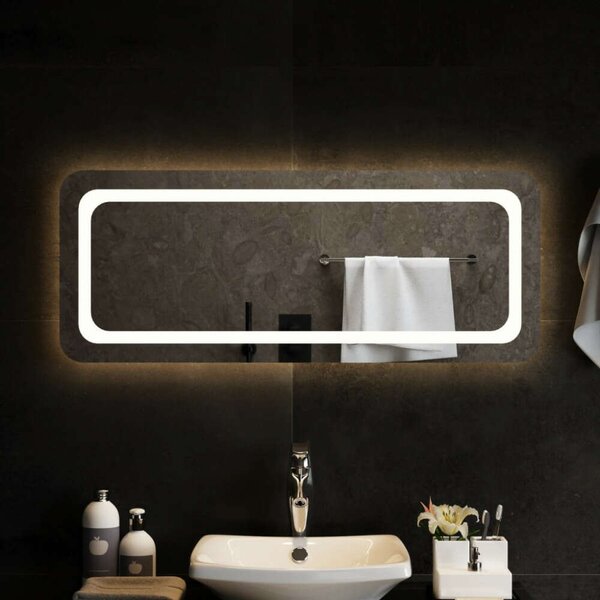 VidaXL LED-es fürdőszobatükör 100x40cm